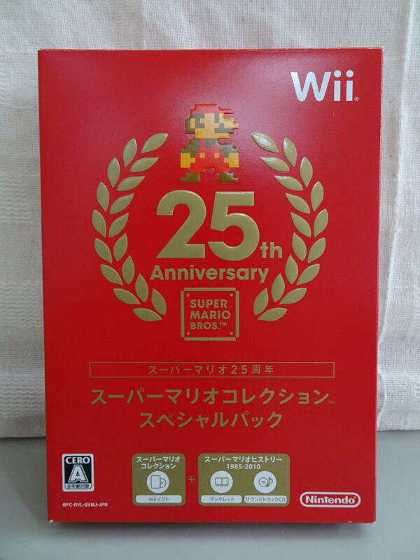 外箱開封済み ソフト・特典未開封品 Wii スーパーマリオコレクション スペシャルパック 即決