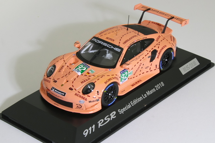 スパーク 特注 1/43 ポルシェ 911 (991) RSR #92 2018 ル・マン 24時間 Porsche 911 RSR Pink Pig #92 winner 24h LeMans