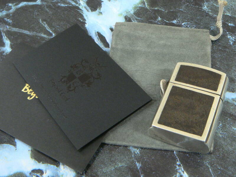 スタンリーゲスSTANLEY GUESS Large Wood Inlaid Zippo/Plain Hingeラージウッドインレイドジッポ/プレーンヒンジ ウッド＃49定価394,900円