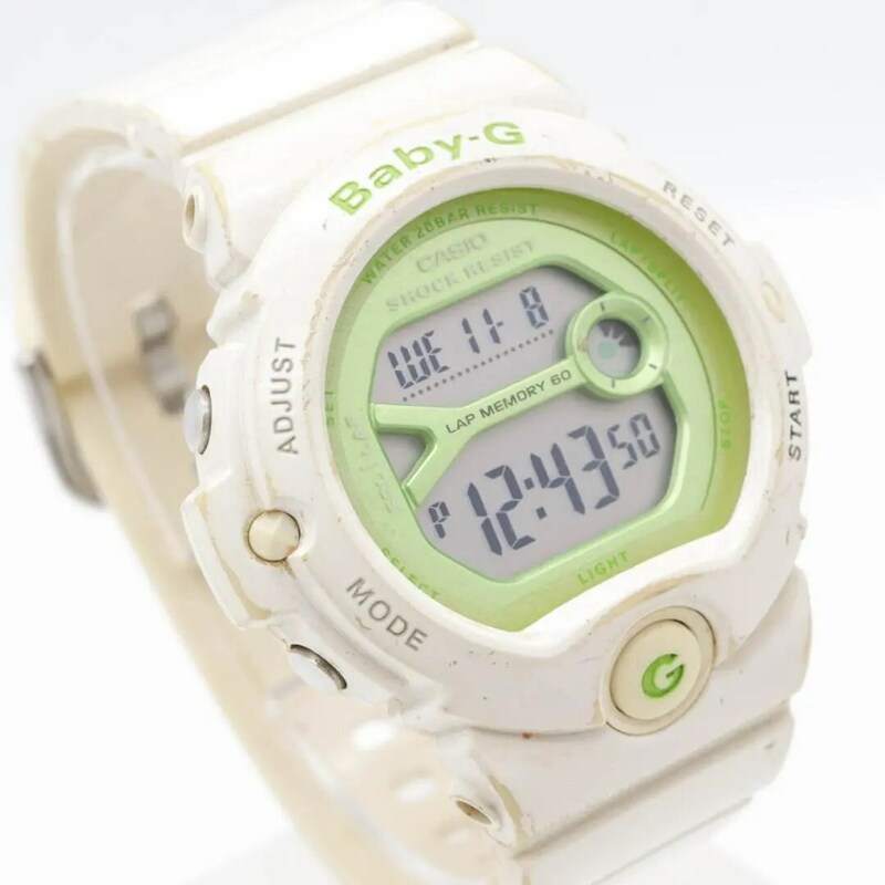 《人気》Baby-G 腕時計 グリーン ライト デジタル クォーツj 