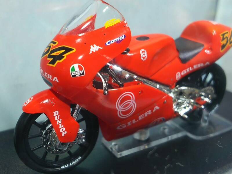 1/24 チャンピオンバイク GILERA 125 MANUEL POGGIALI 2001 ジレラ 未開封 送料410円 同梱歓迎 追跡可 匿名配送