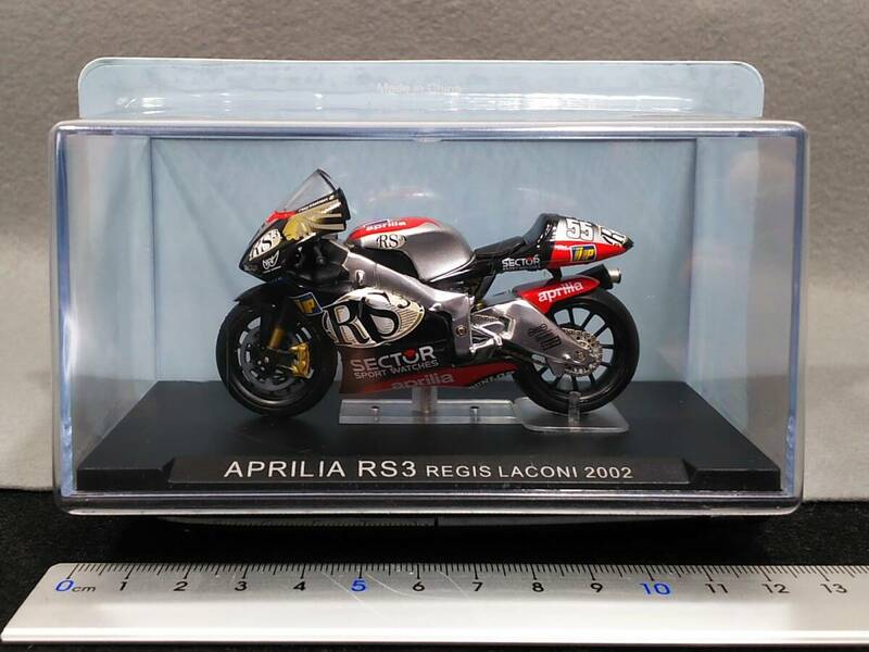 1/24 チャンピオンバイク #19 APRILIA RS3 REGIS LACONI 2002 レジス・ラコーニ アプリリア 未開封 送料410円 同梱歓迎 追跡可 匿名配送