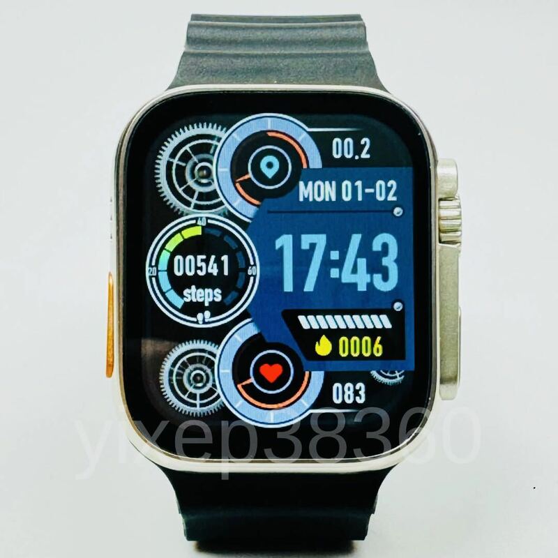 【2024最新型】Apple Watch Ultra2 代替品 スマートウォッチ 大画面 Ultra スマートウォッチ Android 通話 スポーツ 音楽 .血中酸素 多機能