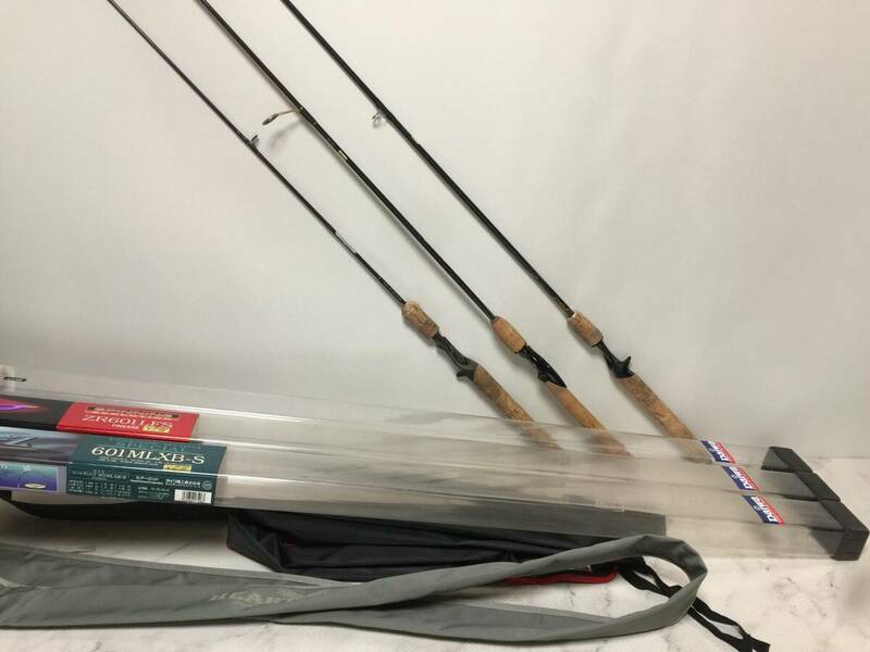 HEARTLAND 601MLXB-S　TEAMDAIWA-S ZR601LFS　TEAMDAIWA TD-TO 601 3本セット　1ピース スピニング ベイトロッド ダイワ 