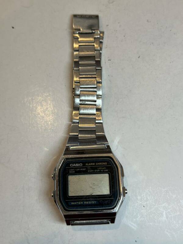 CASIO カシオ デジタル腕時計 A158W 動作未確認