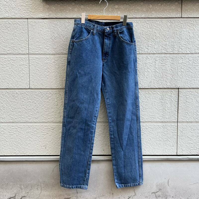 USED USA古着 ブルーデニム デニムパンツ ジーンズ RUSTLER ラスラー Wrangler ラングラー アメリカ古着 vintage ヴィンテージ 30 × 32