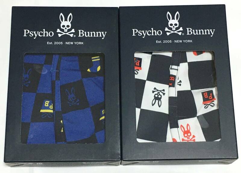 Psycho Bunny　サイコバニー　トランク ２枚セット　抗菌防臭　M　定価各3.960円