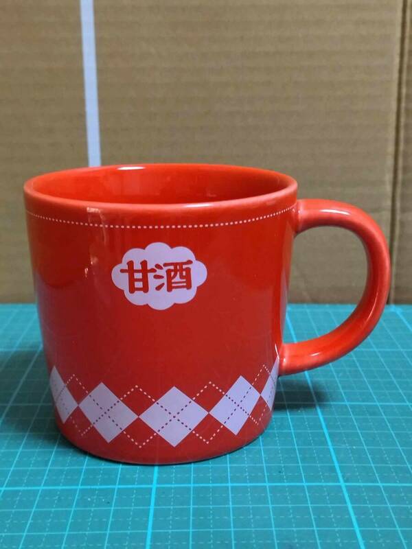 非売品 森永 甘酒 マグカップ マグ カップ 赤 RED Morinaga Amazake Mug Cup