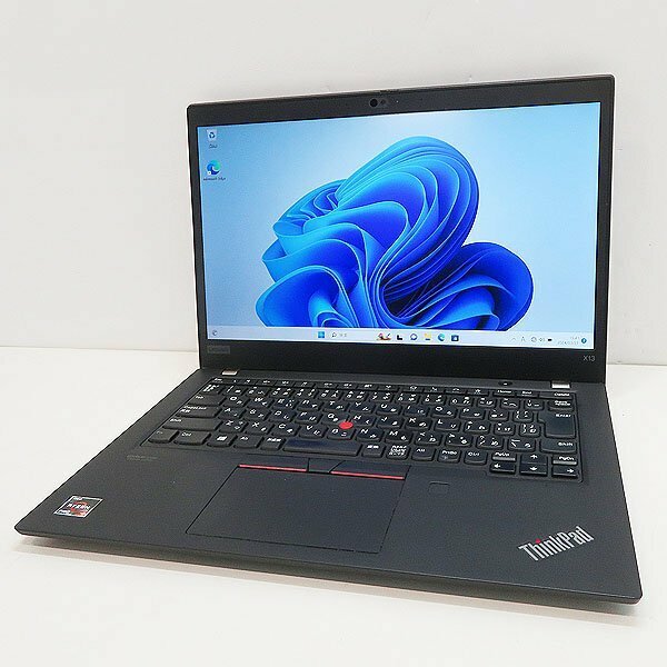 ▽Lenovo ThinkPad X13 Gen1(20UG)AMD Ryzen 5 PRO-4650U/8GB/SSD256GB(M.2)/Win11Pro/Wi-Fi/WEBカメラ/Bluetooth ACアダプー付属