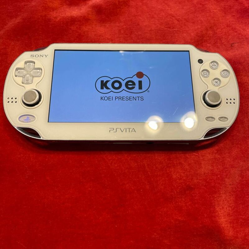 ★12時間以内発送★良品 PlayStation Vita クリスタル・ホワイト PCH-1000 動作良好！