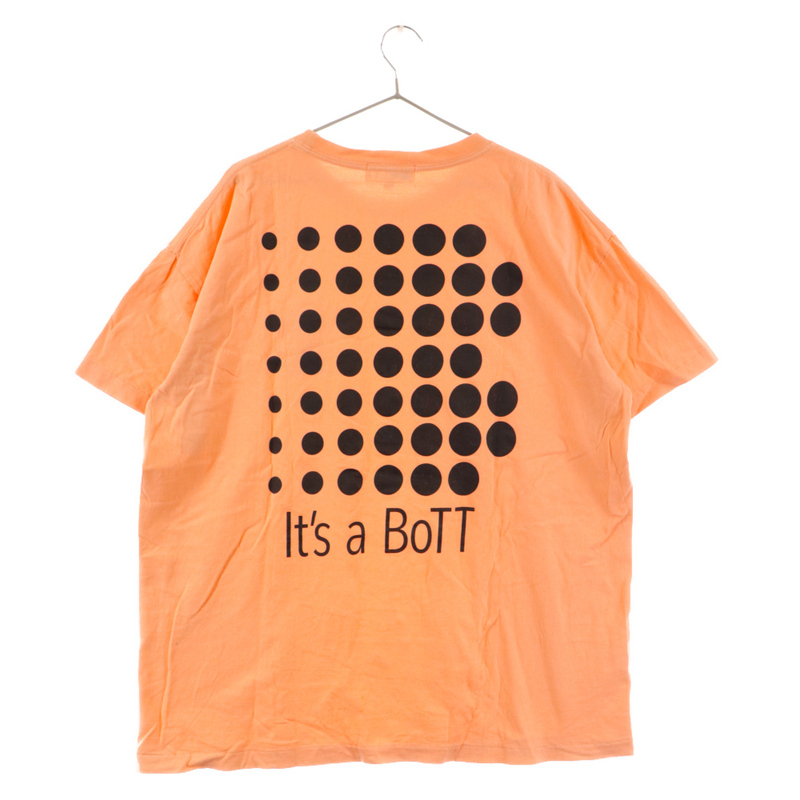 BoTT ボット ロゴ Tシャツ 半袖Tシャツ カットソー サーモンピンク/オレンジ