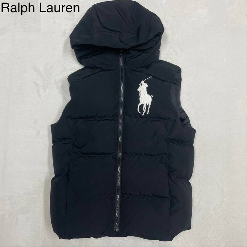 美品 Ralph Lauren ラルフローレン ビッグポニー ダウンベスト