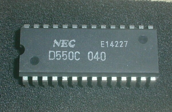4-bit singlechip microprocessor　日電 μPD550C (uPD550C)