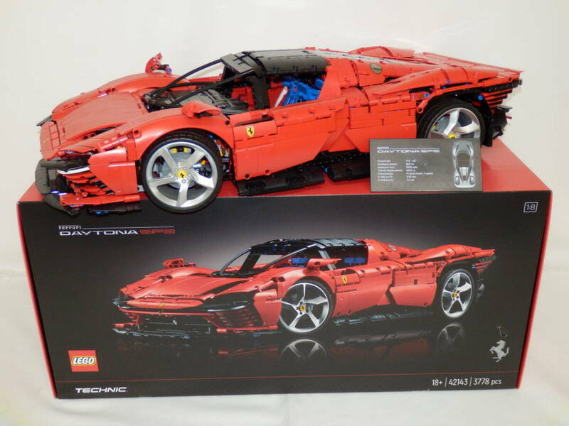 069H195C♪ 【現状品】レゴ (LEGO) テクニック フェラーリ Ferrari Daytona SP3