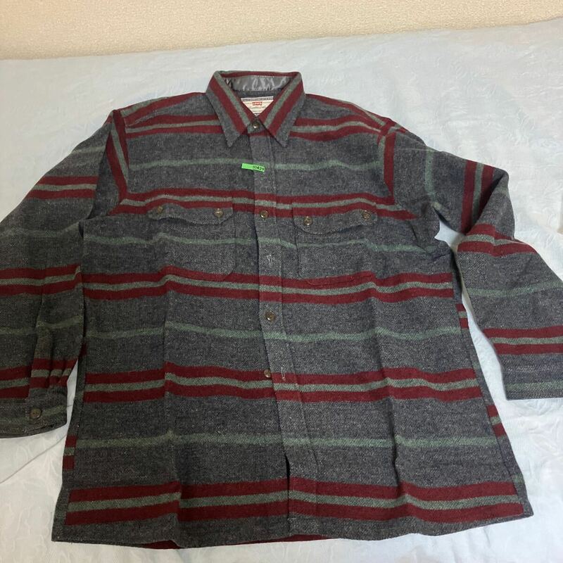 リーバイス　90年代　ウール シャツ　洗濯保存