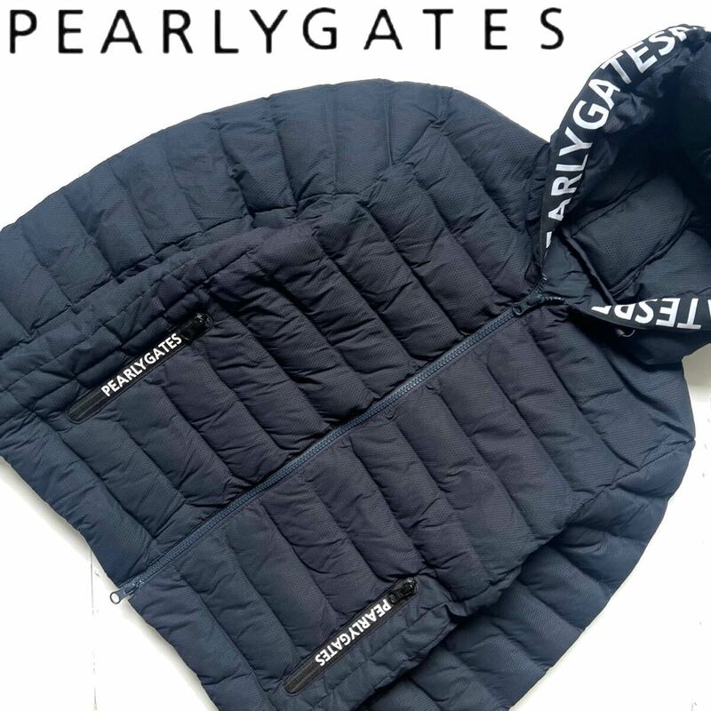 【送料無料】Pearly Gates パーリーゲイツ　ダウンジャケット　中綿　レディース　1 M コート　アウター　冬物　冬用　ロゴ