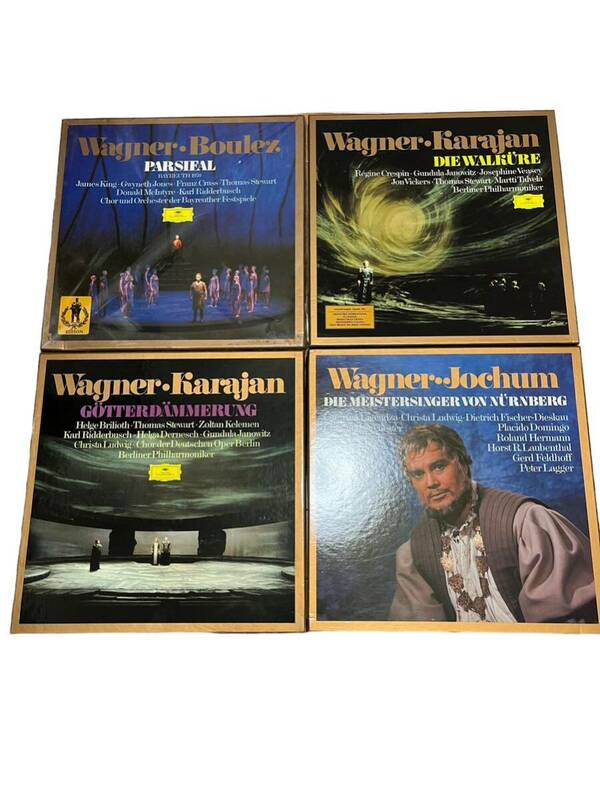 wagner karajan boulez jochum bohn 等　ワーグナー　LP　ジャンク　まとめ売り　セット売り　レコード　クラシック