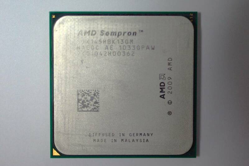 AMD Sempron 145 - SDX145HBK13GM / 2.8 GHz / AM2・AM3・AM3＋/ 正常稼動確認済