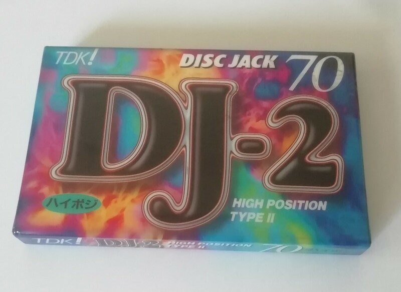 カセットテープcassette tape ハイポジションHIGH POSITION TDK DJ2 70分
