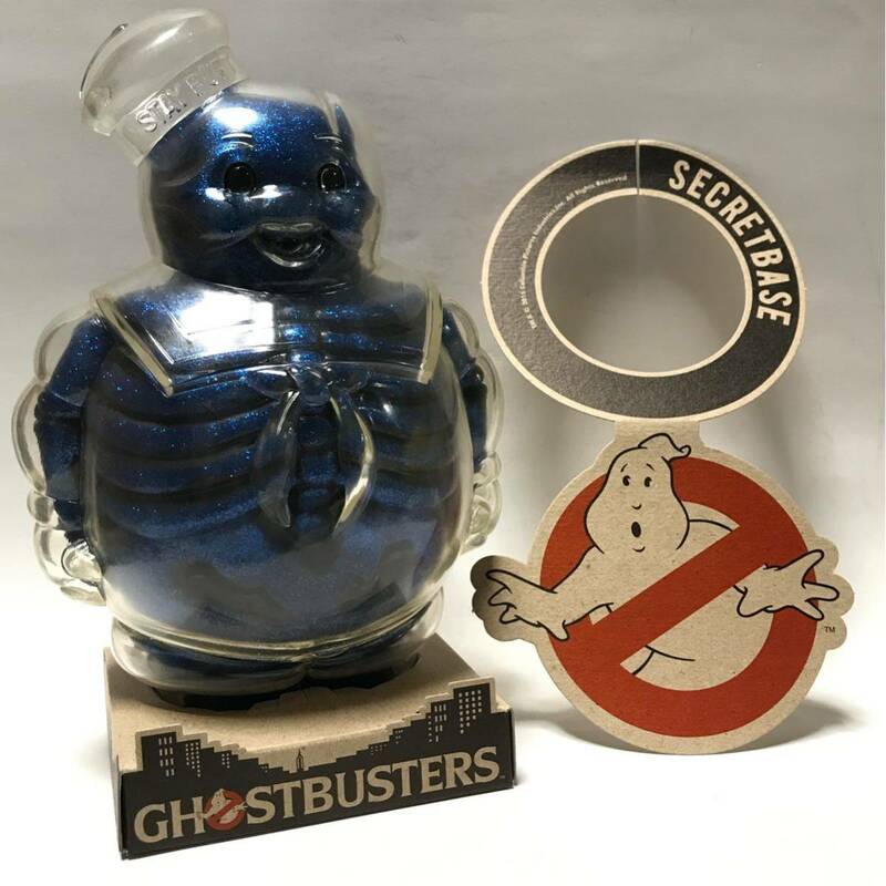 ゴーストバスターズ シークレットベース マシュマロマン 青ラメ ソフビ フィギュア GHOSTBUSTERS SECRETBASE