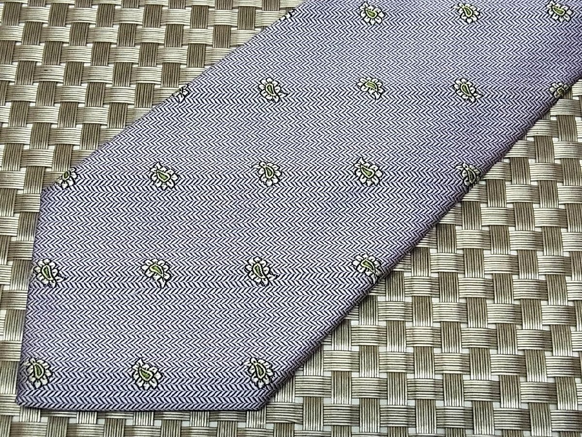 ★RB0016★【刺繍・ペイズリー 柄】トレンドカラー【美品】ネクタイ