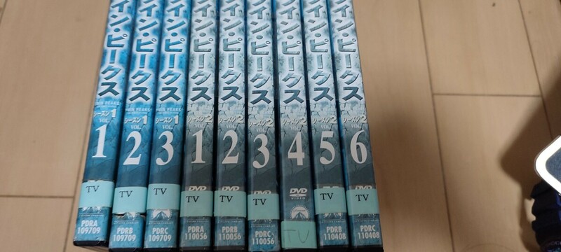 中古DVD：ツイン・ピークス1st 全3巻＋ツイン・ピークス2nd 全6巻　レンタル版