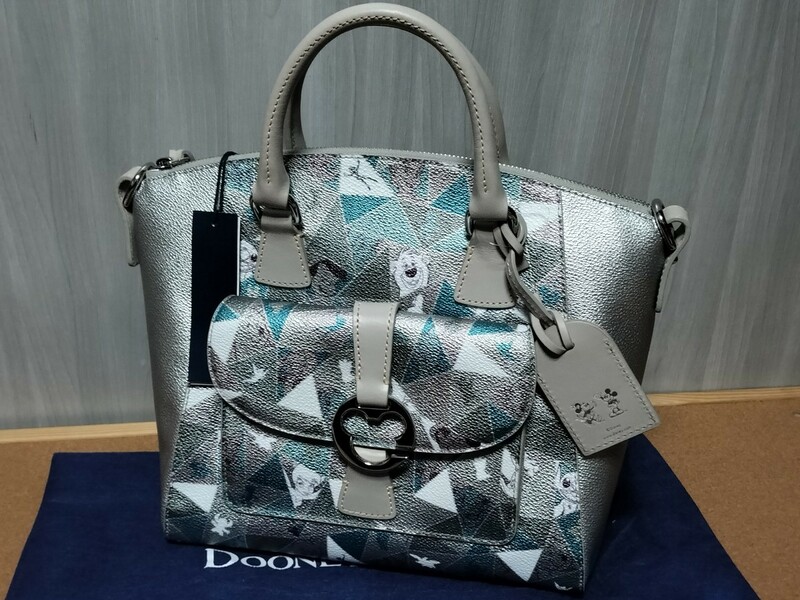 ディズニー DOONEY＆BOURKE ドゥーニー＆バーク トートバッグ ディズニーストア TDR店 ミッキー ミニー 100周年 ピノキオ スティッチ