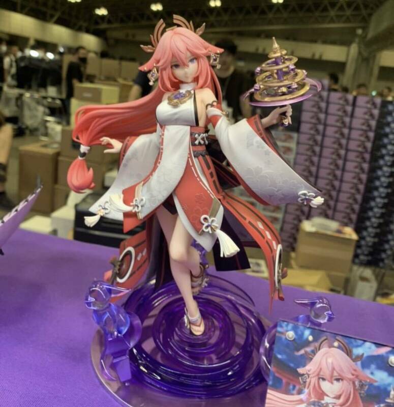 ワンダーフェスティバル 八重 神子 狐之真意 原神 wf 2023 ワンフェス 新品 未塗装 未組立 標家模型坊 Awaken Association