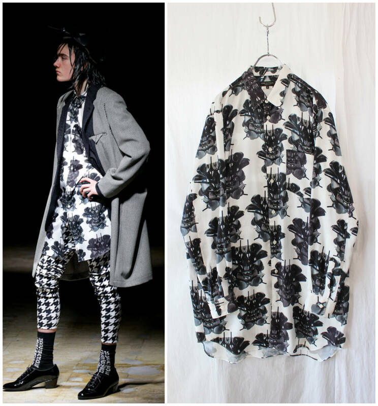 COMME des GARCONS HOMME PLUS/コムデギャルソンオムプリュス/2021AW/Willy Coleアートプリントロングシャツ/サイズM