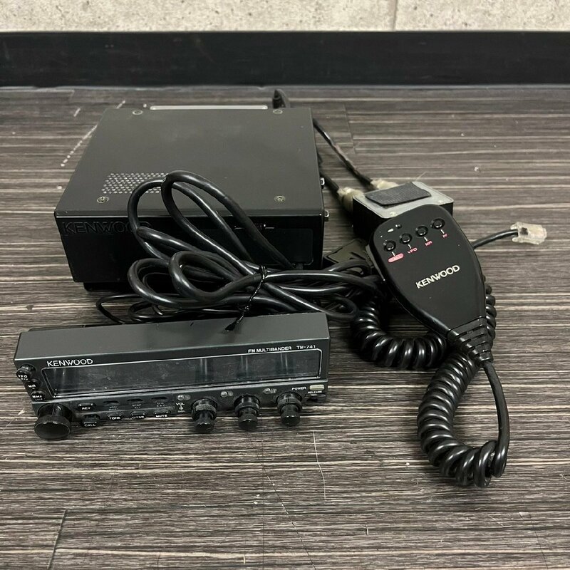 KENWOOD ケンウッド 無線機 FMマルチバンダー セパレート TM-741 ハンドマイク セット トランシーバー　032902w/T10（60）