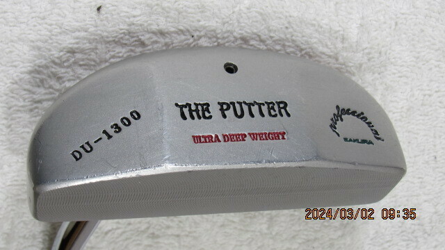 パターTHE　PUTTER　DU-1300　ULTRA　DEEP　WEIGHT　34，5インチ　重さは530g 中古美形　