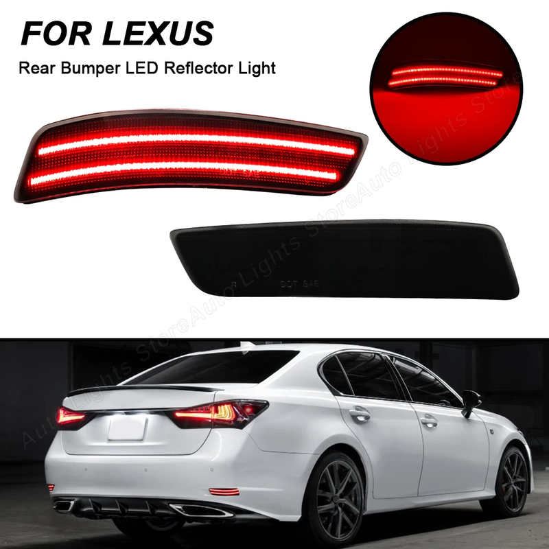 #1775# LEDリアバンパーブレード,LEXUS es300h es350 gs200t gs300 gs350 gs450h f Sport for トヨタ カローラ e180