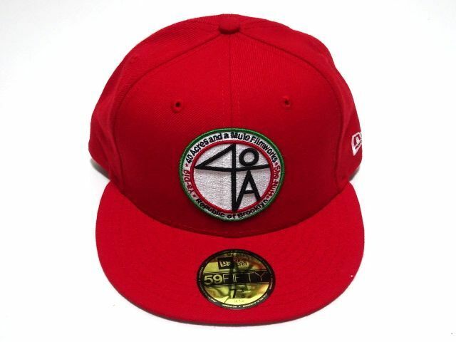 NEW ERA x 40ACRES SPIKE LEE CAP / ニューエラ スパイクリー 映画 監督 キャップ 帽子 限定モデル RED メンズ レディース