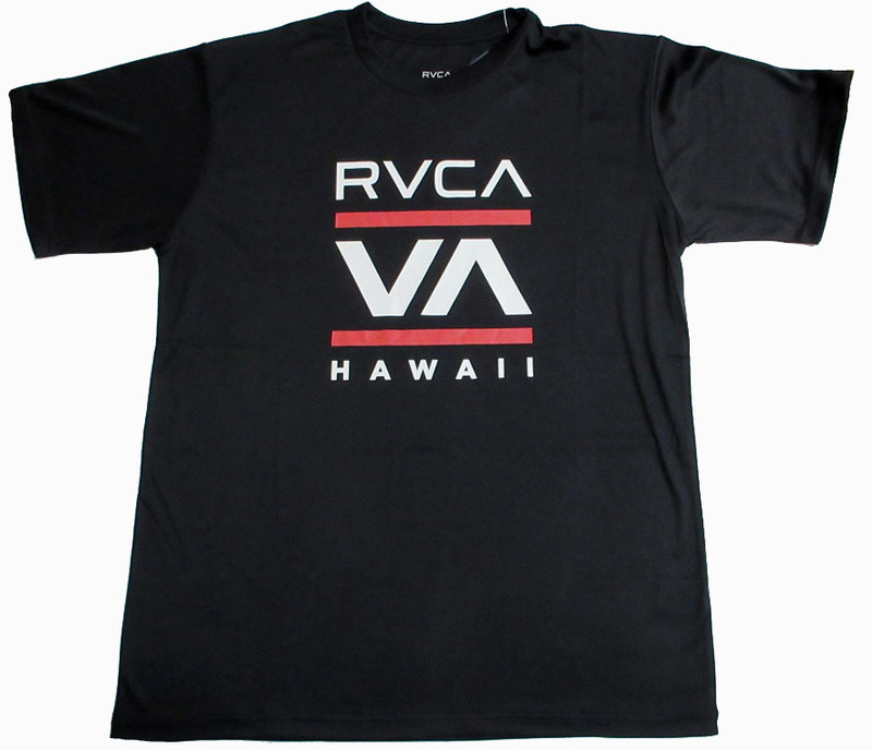 RVCA (ルーカ) ISLAND RADIO ラッシュガード Mサイズ ブラック 黒 トレーニング Tシャツ