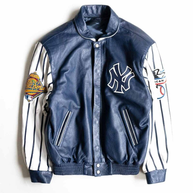 【希少】JH DESIGN 【NEW YORK YANKEES ニューヨークヤンキース】オールレザー ジャケット JEFF HAMILTON ジェフハミルトン u2403008