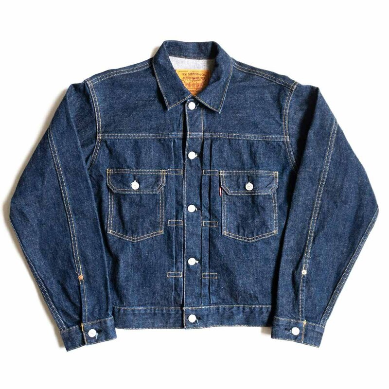 【希少サイズ42/濃紺】 LEVI'S 【 507XX BIG E デニムジャケット 】セカンド 2nd 日本製 インディゴ 2403252