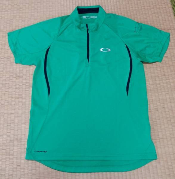 OAKLEY/オークリー Ohydrolix ジップ半袖シャツ M