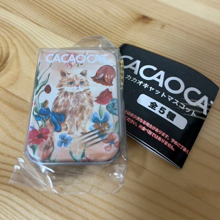 未開封 B カカオキャットマスコット CACAOCAT缶 typeB ガチャガチャ カプセルトイ ミニチュア ガチャ ミニチュア