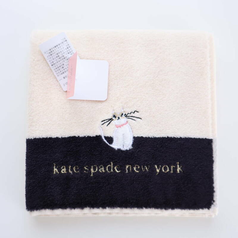 ■未使用　kate spade NEW YORK ケイト スペード ニューヨーク　タオルハンカチ■