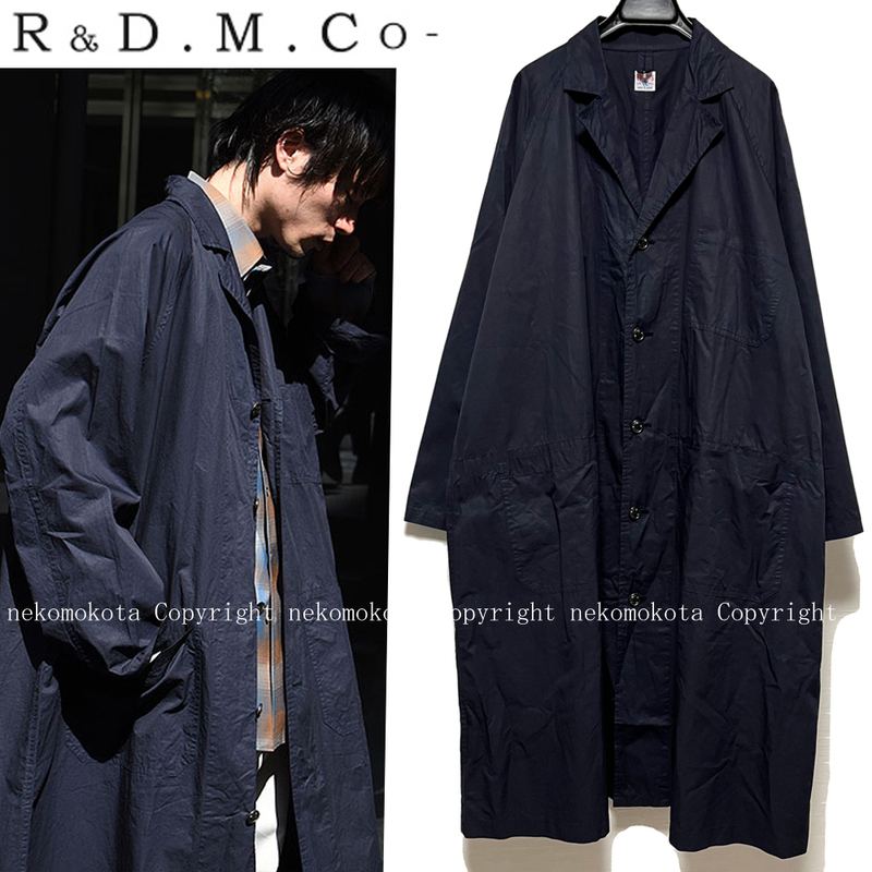 オールドマンズテーラー ガーメントダイ ショップ コート 38ネイビー メンズ レディース GARMENT DYE SHOP COAT R&D.M.Co- OLDMAN'S TAILOR