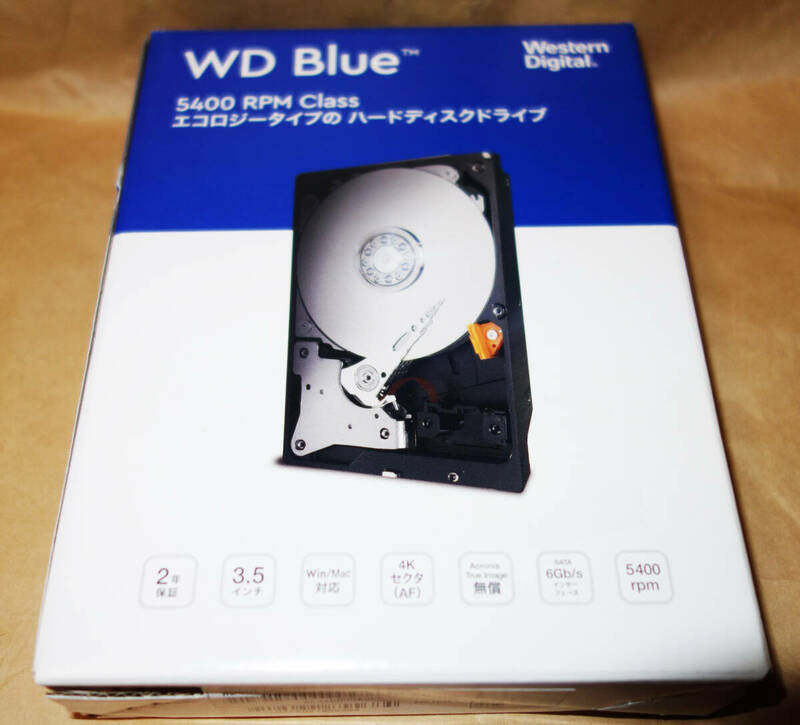 Western Digital ウエスタンデジタル 3.5インチ HDD WD60EZAZ 6TB 