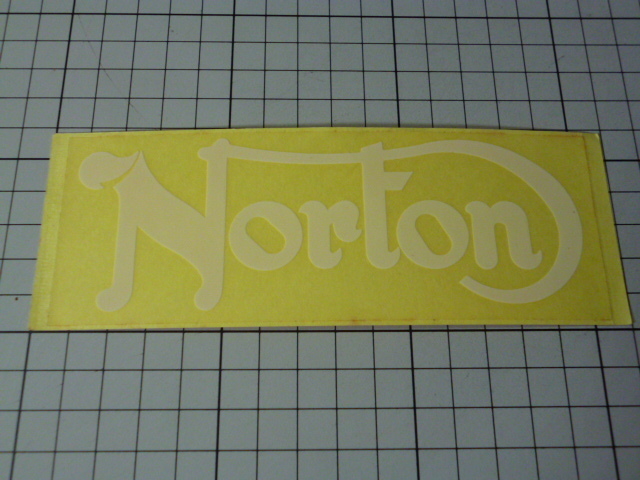 Norton ステッカー 当時物 です(150×55mm) ビンテージ ノートン