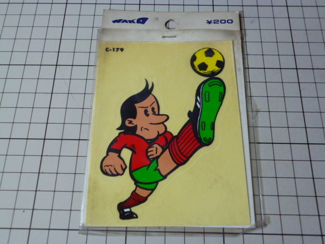 サッカー ステッカー (当時物 です) 60s 70s 60年代 70年代 ビンテージ soccer
