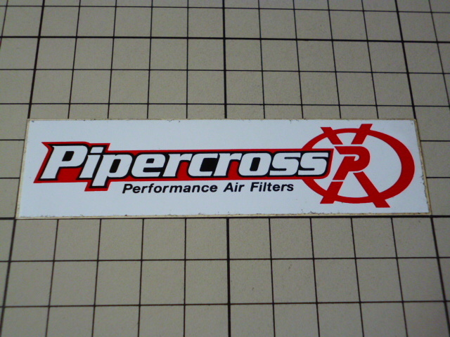 正規品 Pipercross Performance Air Filters ステッカー (98×25mm) ハイパークロス エア フィルター