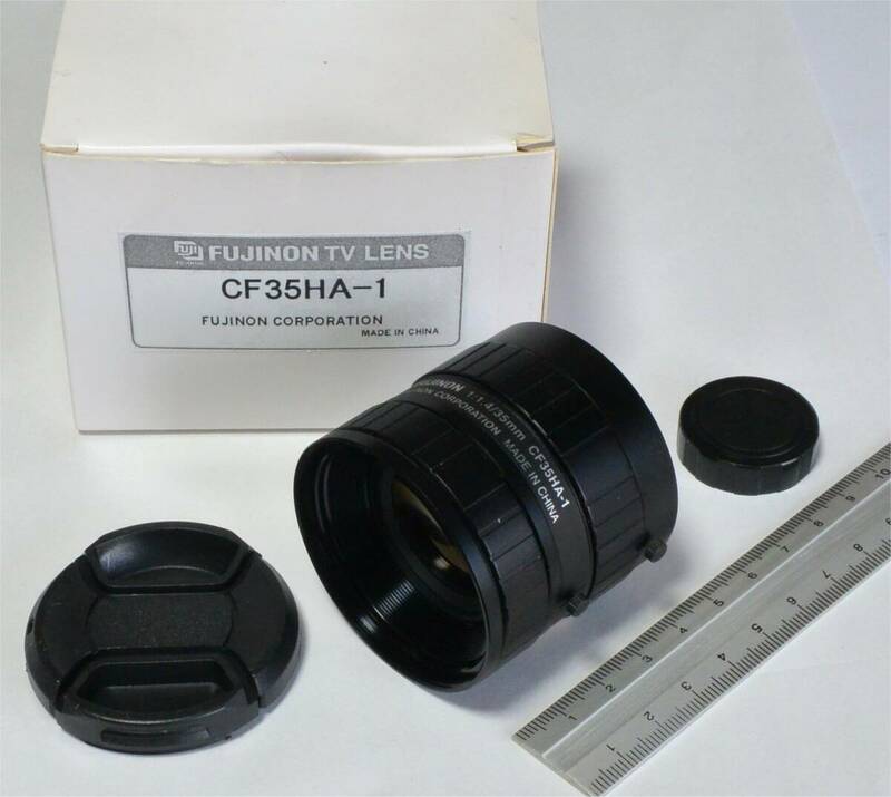 ★ Fujinon/フジノン　CF35HA-1　1.5メガピクセル レンズ　35mm F1.4　1”　Cマウント　FA産業用　TV LENS 150万画素