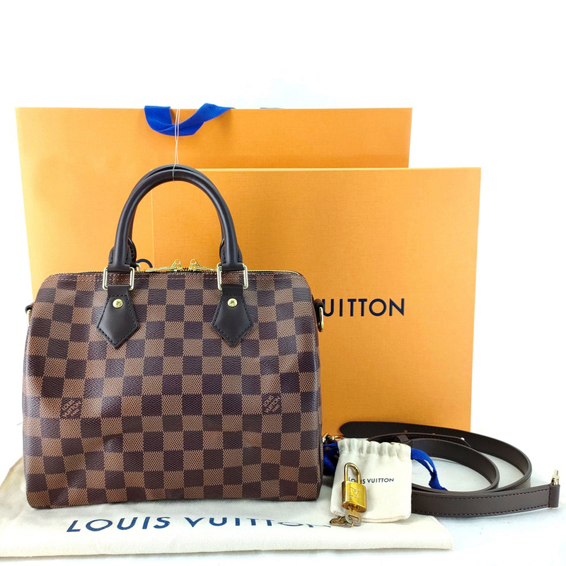 LOUIS VUITTON ルイヴィトン スピーディ・バンドリエール 25 2WAY ショルダーバッグ ハンドバッグ ダミエ N41368 箱 保存袋