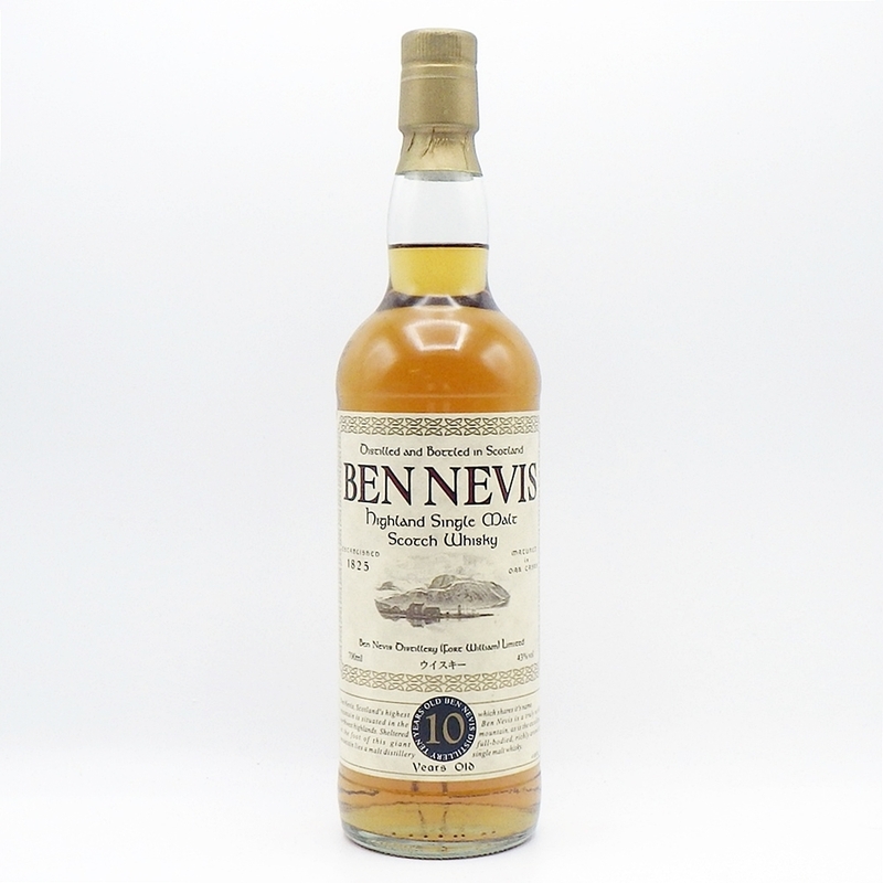 C24-339【未開栓】BENNEVIS ベン ネヴィス 10年 ハイランド シングルモルト 700ml 43% スコッチウイスキー 洋酒