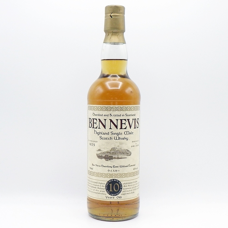 C24-340【未開栓】BENNEVIS ベン ネヴィス 10年 ハイランド シングルモルト 700ml 43% スコッチウイスキー 洋酒