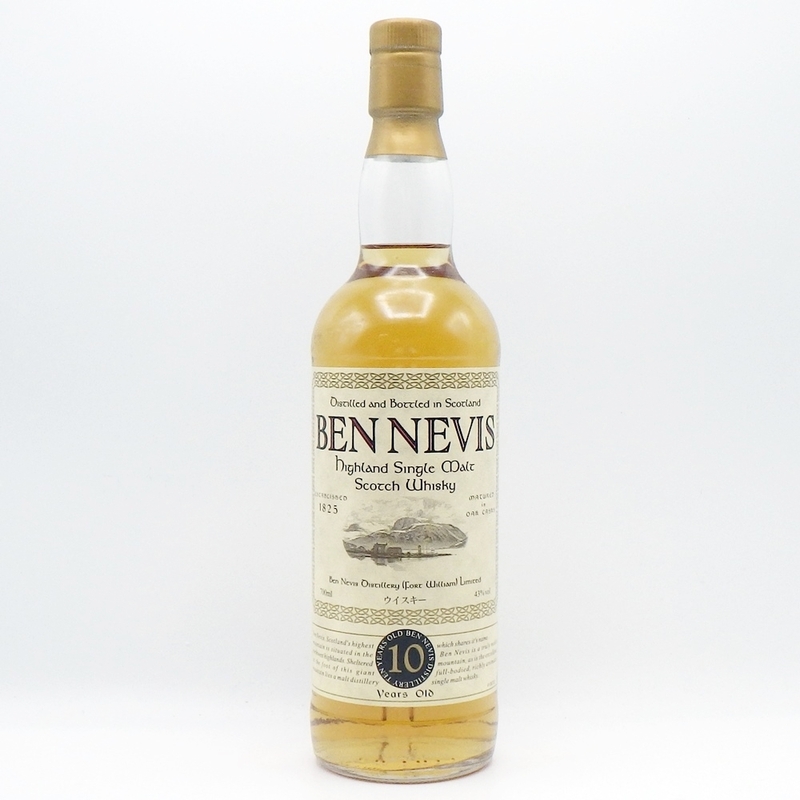 C24-341【未開栓】BENNEVIS ベン ネヴィス 10年 ハイランド シングルモルト 700ml 43% スコッチウイスキー 洋酒