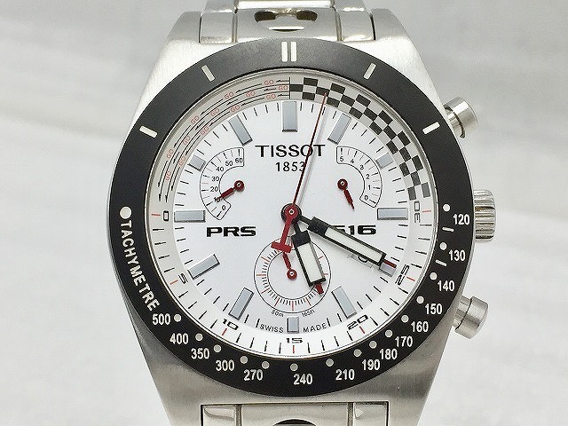 ティソ TISSOT レトログラード クロノグラフ メンズ 腕時計 シルバー/ホワイト/ブラック T91148831
